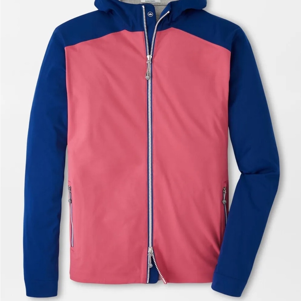 PETER MILLAR FULL ZIP HOODED JACKET Men’s Size: XL